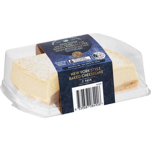 Woolworths New York Style Cheesecake 2 pack