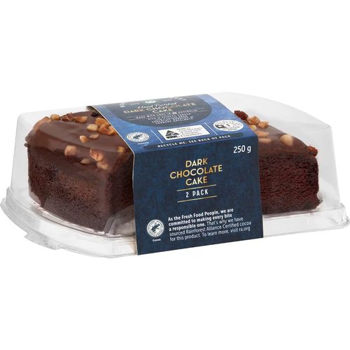 Woolworths Dark Chocolate Cake 250g