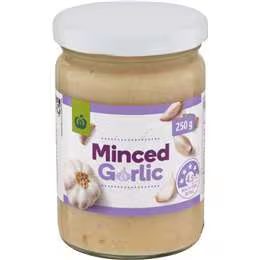 Woolworths Minced Garlic 250g