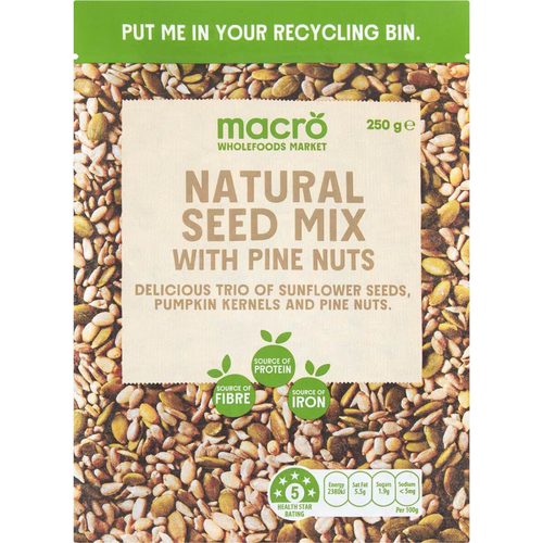 Macro Natural Seed Mix With Pine Nuts 250g