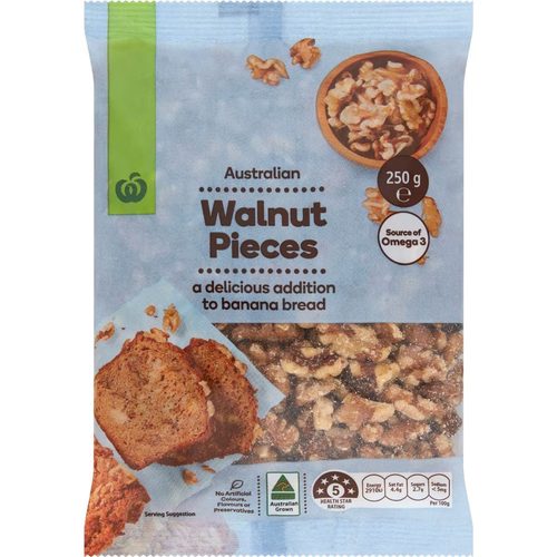 Woolworths Walnuts Pieces 250g