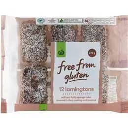 Woolworths Free From Gluten Lamingtons 12 pack