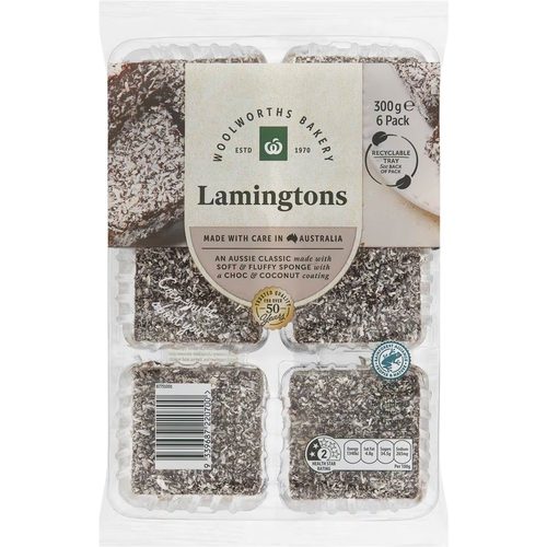 Woolworths Lamingtons 6 pack