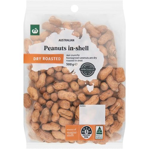Woolworths Peanuts In Shell 500g