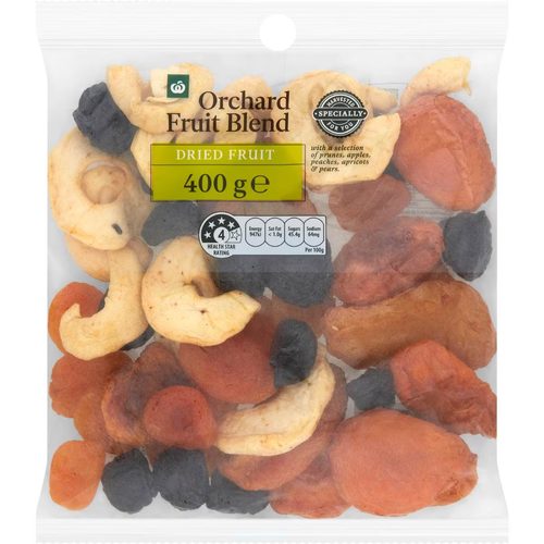 Woolworths Orchard Fruit Blend Dried Fruit 400g
