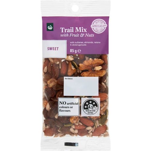 Woolworths Grab 'N Go Sachet Trail Mix 85g