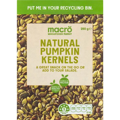 Macro Natural Pumpkin Kernels 250g