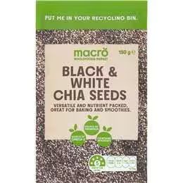 Macro Chia Seed Black & White 150g