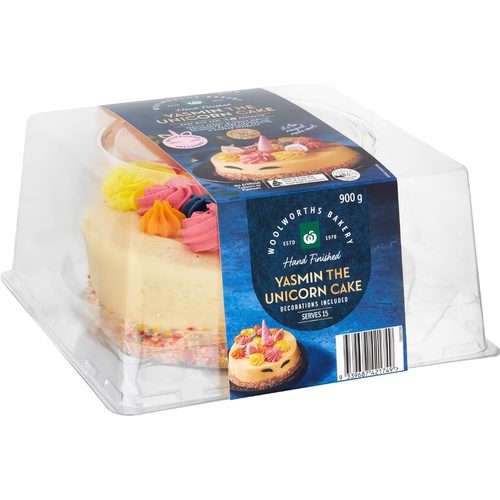 Woolworths Yasmin The Unicorn Cake 900g