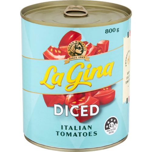 La Gina Diced Tomatoes 800g