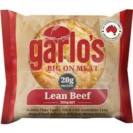 Garlo's Lean Beef Pie 200g