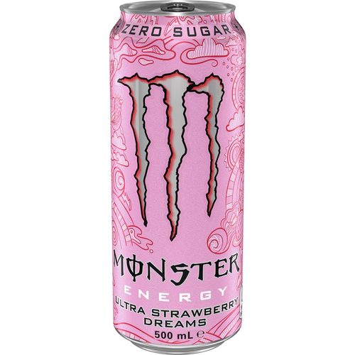 Monster Energy Ultra Strawberry Dreams Drink 500mL