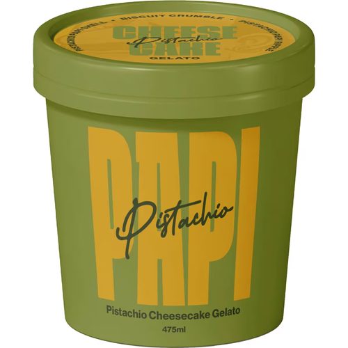Pistachio Papi Cheesecake Gelato 475mL