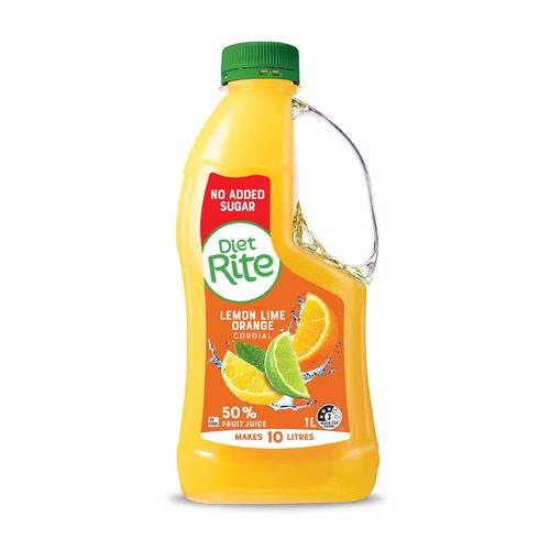 Diet Rite Lemon Lime Orange 1L