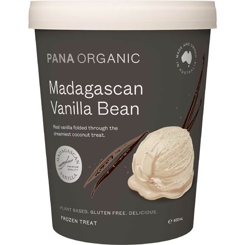 Pana Organic Organic Vanilla Bean Frozen Dessert Tub 950mL