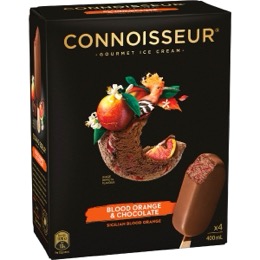 Connoisseur Blood Orange & Chocolate Ice Cream 4 pack