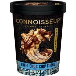 Connoisseur Baked Choc Chip Cookie Chocolate Fudge 1L