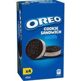 Oreo Ice Cream Cookie Sandwich Cookie Sandwich 4 pack