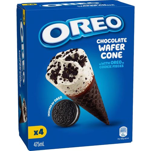 Oreo Frozen Dessert Cones 4 pack
