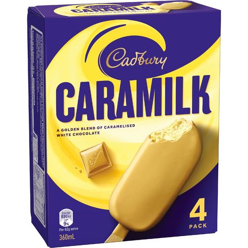 Cadbury Caramilk Sticks 360mL x 4 pack