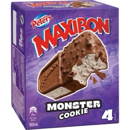 Peters Maxibon Monster Cookie Dessert Bars 4 pack