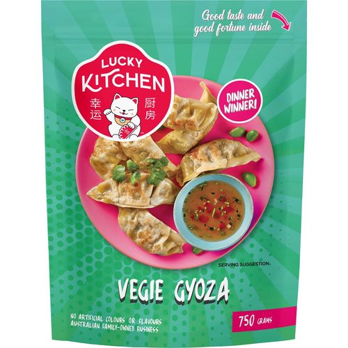 Lucky Kitchen Vegie Gyoza Vegie Gyoza 750g