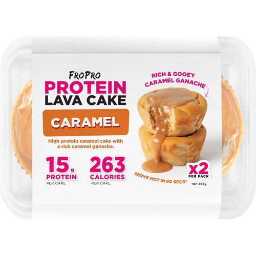 FroPro Protein Lava Cake Caramel 230g 2 pack