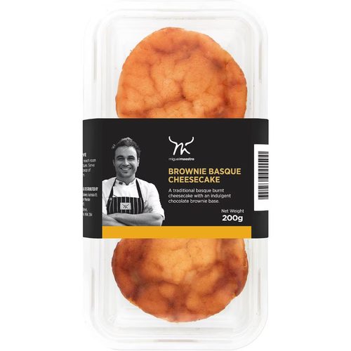 Miguel Maestre Brownie Basque Cheesecake 200g 2 pack