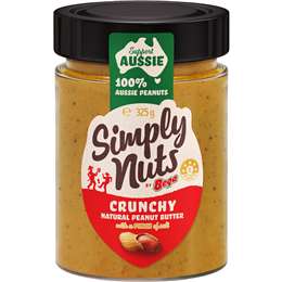 Bega Simply Nuts Crunchy Natural Peanut Butter 325g