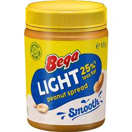 Bega Light Peanut Butter Smooth 470g