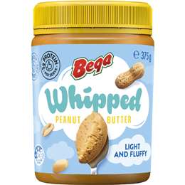 Bega Whipped Peanut Butter 375g