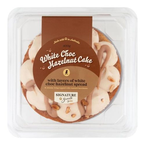 Signature Sweets White Chocolate Hazelnut Cake