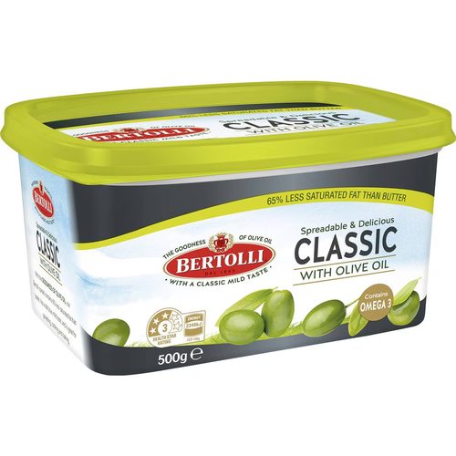 Bertolli Classic Olive Oil Margarine Spread 500g