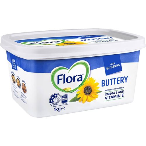 Flora Margarine Spread Buttery 1kg