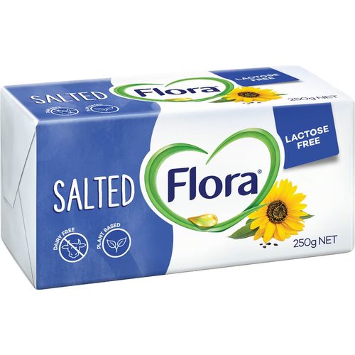 Flora Lactose Free Block Salted 250g