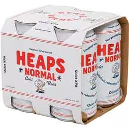 Heaps Normal Quiet XPA Cans 375mL x 4 pack