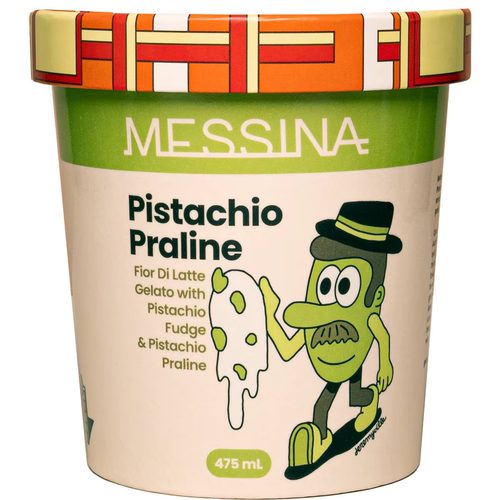 Messina Gelato Pistachio Praline 475mL