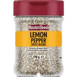 MasterFoods Large Lemon Pepper Seasoning 170g
