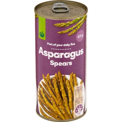 Woolworths Asparagus Spears Tin 425g