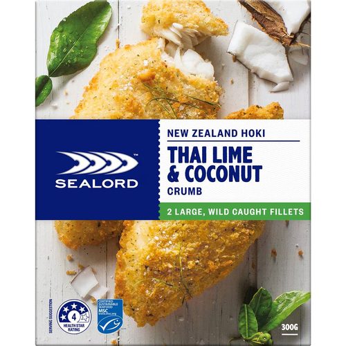 Sealord Hoki Thai Lime & Coconut Sealord 150g x 2 pack