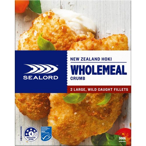 Sealord Hoki Wholemeal Sealord 150g x 2 pack