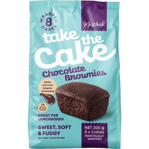 Mr Whisk Take The Cake Chocolate Brownies 8 pack