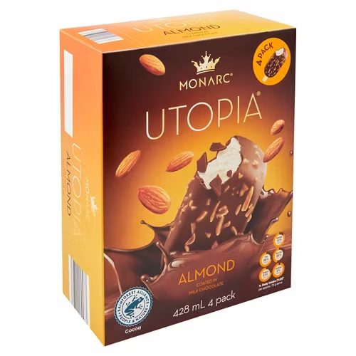 MONARC Utopia Almond 4 Pack 428ml