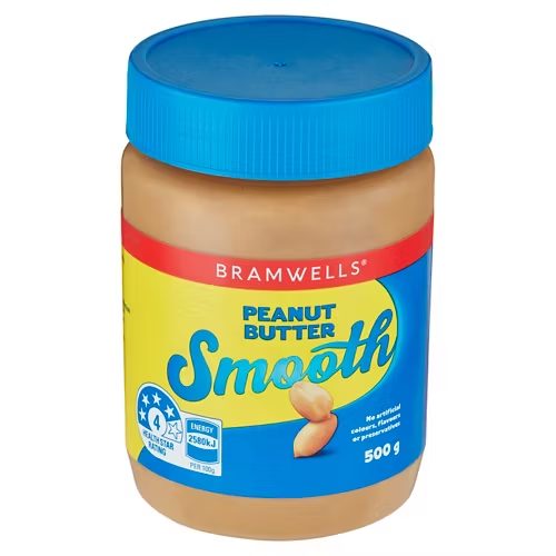 BRAMWELLS Smooth Peanut Butter 500g