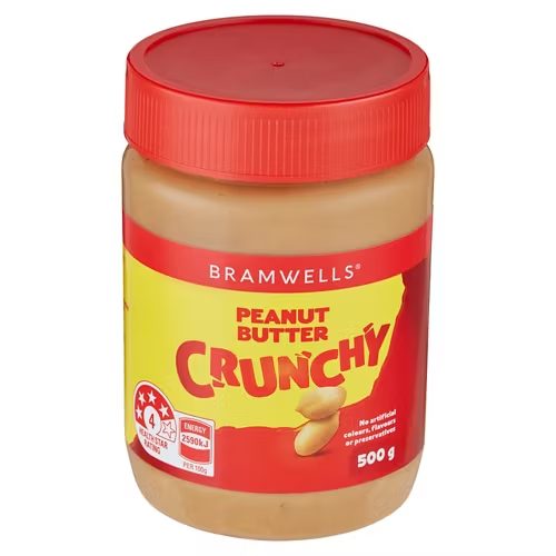 BRAMWELLS Crunchy Peanut Butter 500g