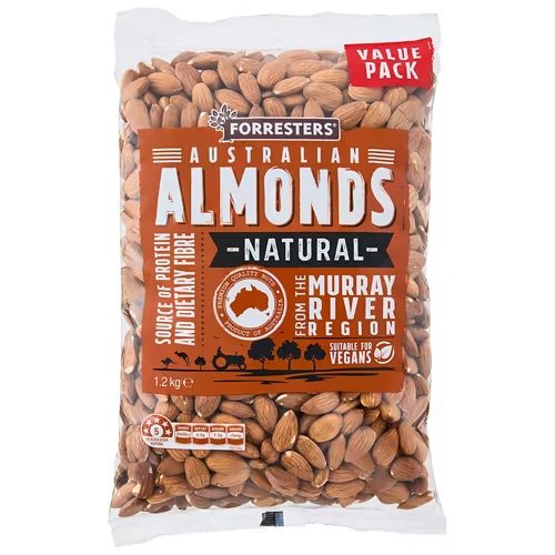 FORRESTERS Almonds Natural 1.2kg