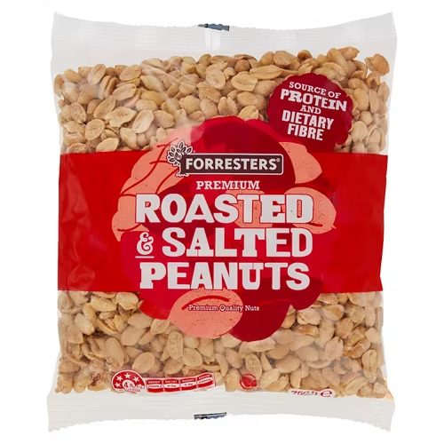 FORRESTERS Roasted & Salted Peanuts 750g