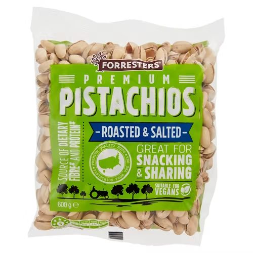 FORRESTERS Roasted & Salted Pistachios 600g
