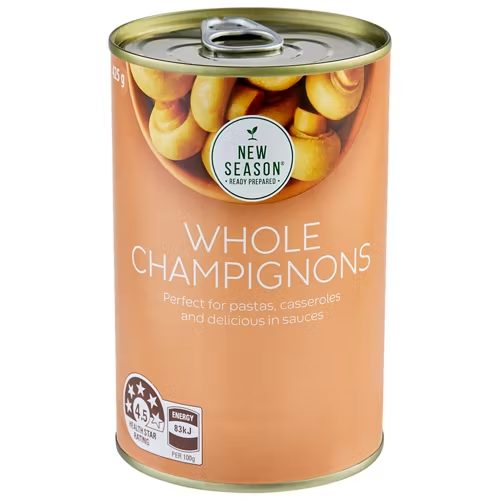 NEW SEASON Whole Champignons 425g