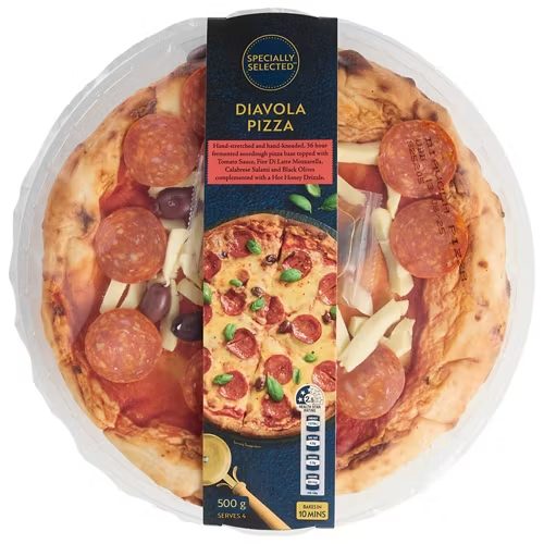 SPECIALLY SELECTED Diavola Pizza 500g